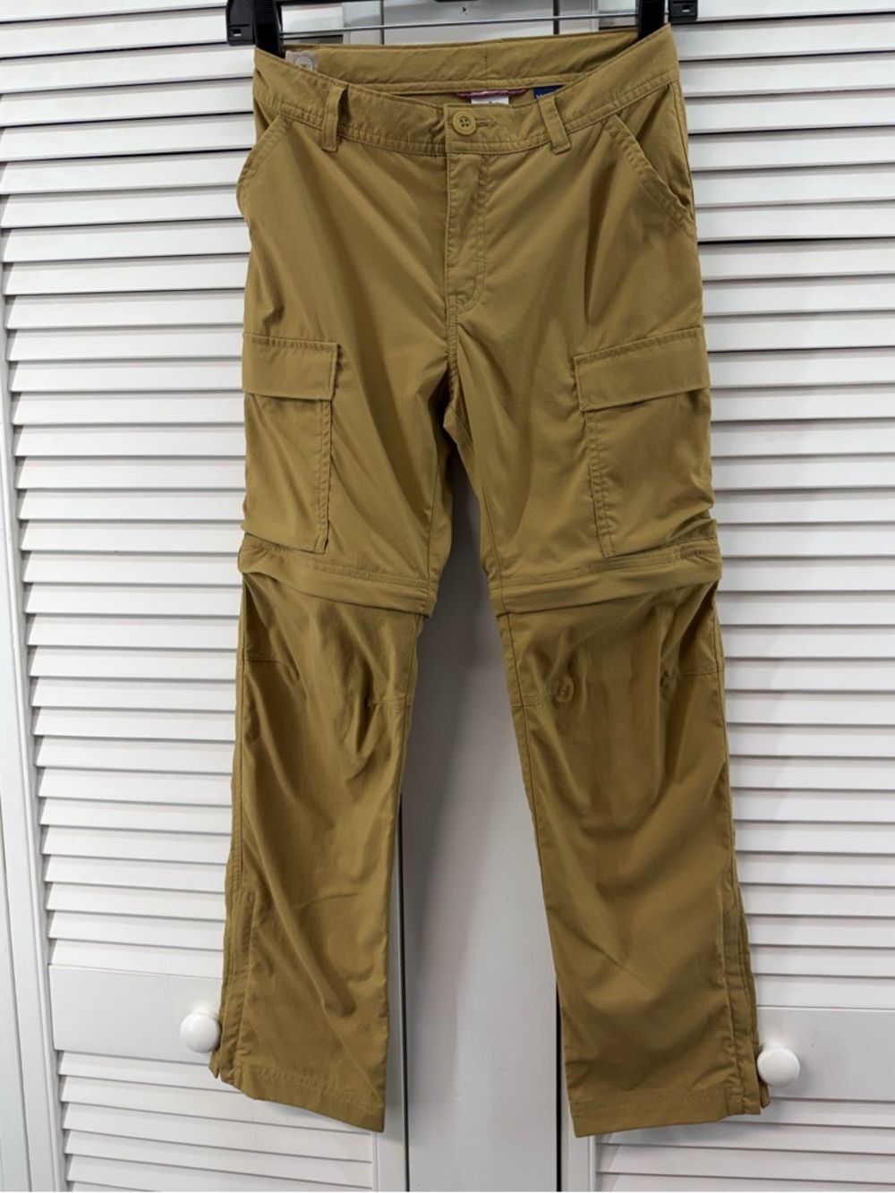 REI coop size 10-12 Tan Cargo convertible pants